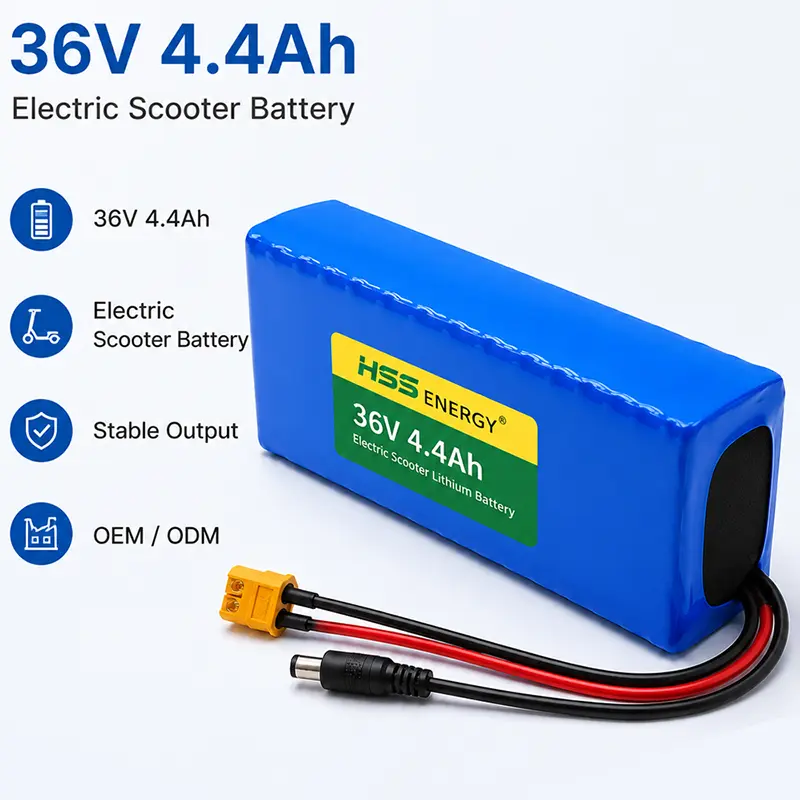36V 4,4Ah elektromos robogó lítium akkumulátor