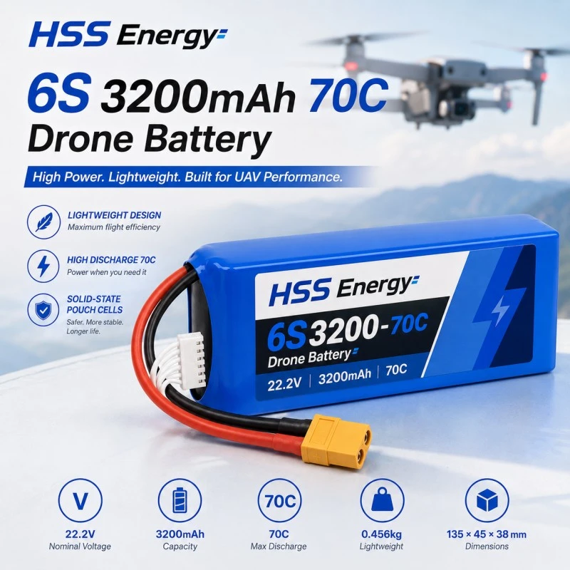 6S 3200mAh FPV akkumulátor