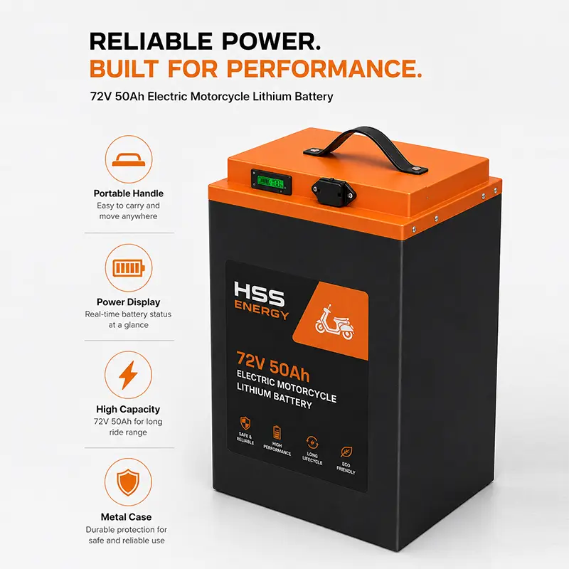 72V 50Ah elektromos motorkerékpár lítium akkumulátor