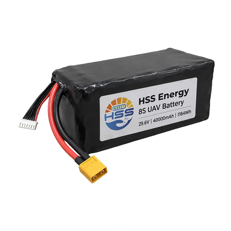 8S 40000mAh szilárdtest UAV akkumulátor