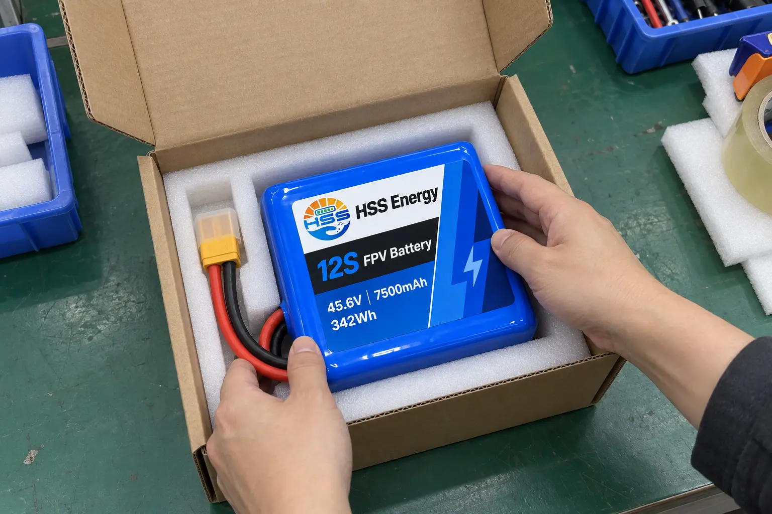 12S 7500mAh FPV Battery